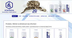 Desktop Screenshot of petermotus.sk