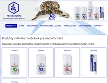 Tablet Screenshot of petermotus.sk